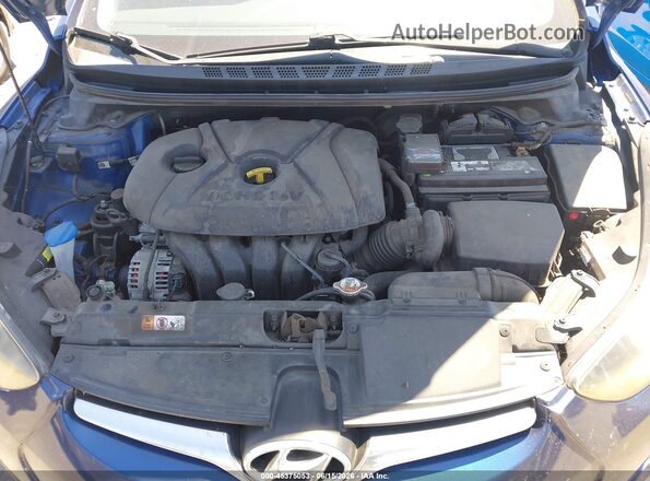5NPDH4AE2GH758835 2016 HYUNDAI ELANTRA Blue Widok z tyłu