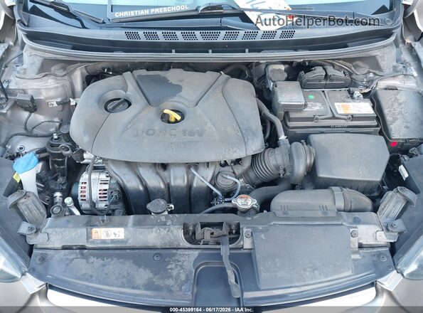 5NPDH4AE2GH771925 2016 HYUNDAI ELANTRA Gray Вид ззаду