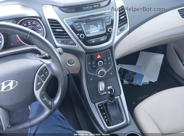 5NPDH4AE2GH771925 2016 HYUNDAI ELANTRA Gray Вид панелі приладів