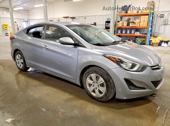 5NPDH4AE3GH686060 2016 HYUNDAI ELANTRA Silver 
