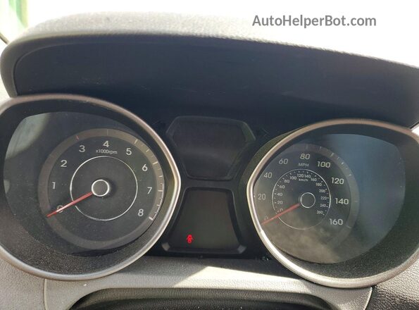 5NPDH4AE3GH720580 2016 HYUNDAI ELANTRA Синий Вид щитка приборов
