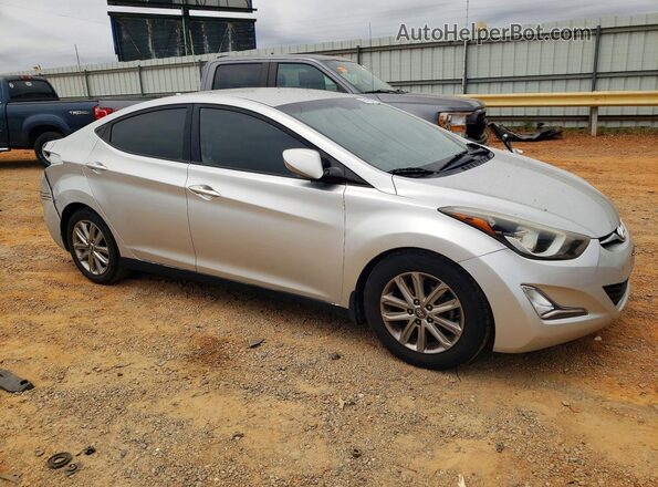 5NPDH4AE3GH722734 2016 HYUNDAI ELANTRA Silver 