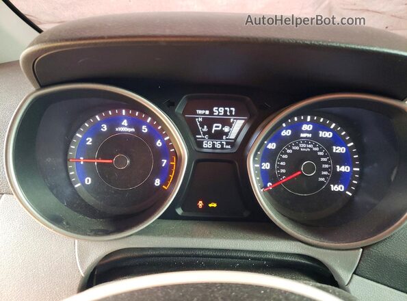 5NPDH4AE3GH722734 2016 HYUNDAI ELANTRA Silver 