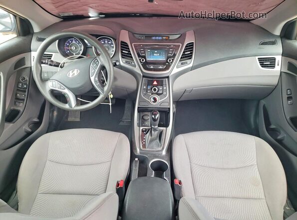 5NPDH4AE3GH722734 2016 HYUNDAI ELANTRA Silver 