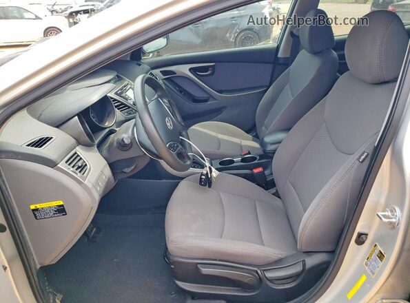 5NPDH4AE3GH722734 2016 HYUNDAI ELANTRA Silver 