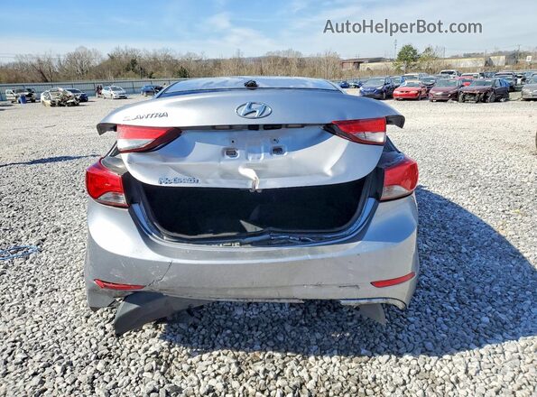 5NPDH4AE3GH725990 2016 HYUNDAI ELANTRA Silver Вид ззаду