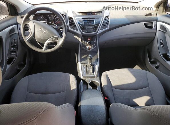 5NPDH4AE3GH725990 2016 HYUNDAI ELANTRA Silver Вид панелі приладів