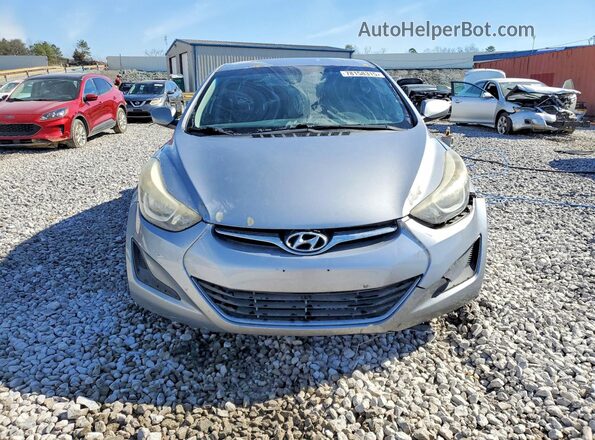 5NPDH4AE3GH725990 2016 HYUNDAI ELANTRA Silver Вид спереду