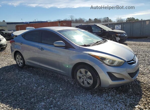 5NPDH4AE3GH725990 2016 HYUNDAI ELANTRA Silver Передня права чверть