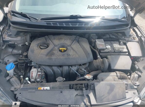 5NPDH4AE3GH746936 2016 HYUNDAI ELANTRA Gray უკანა ხედი