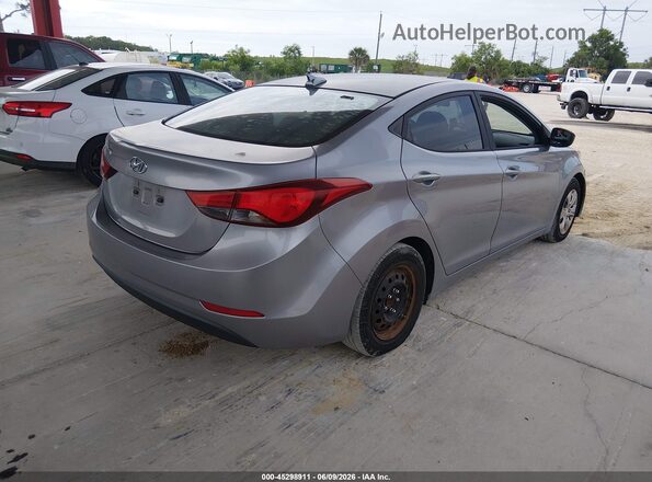 5NPDH4AE3GH754373 2016 HYUNDAI ELANTRA Gray 