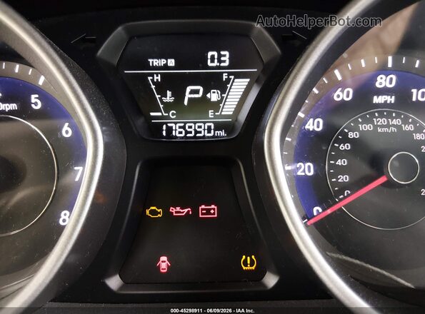 5NPDH4AE3GH754373 2016 HYUNDAI ELANTRA Gray 