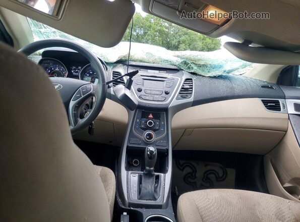 5NPDH4AE3GH759489 2016 HYUNDAI ELANTRA Tan 