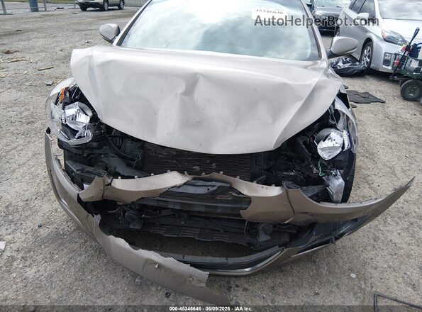 5NPDH4AE3GH783467 2016 HYUNDAI ELANTRA Gray Դիմացի տեսք