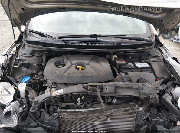5NPDH4AE3GH783467 2016 HYUNDAI ELANTRA Gray Հետևի տեսք