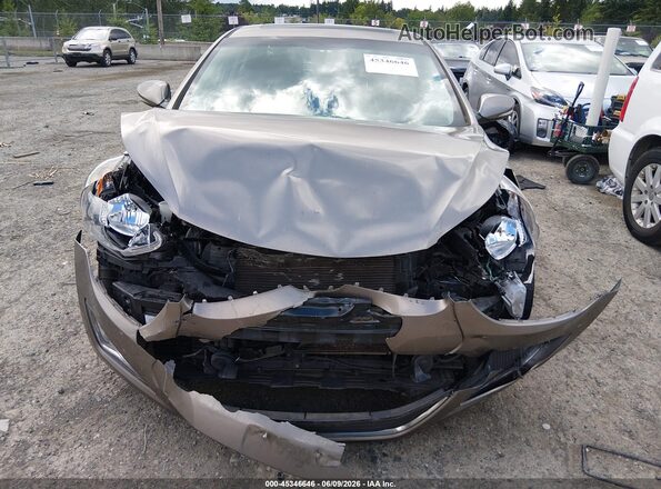 5NPDH4AE3GH783467 2016 HYUNDAI ELANTRA Gray Սարքավորումների վահանակի տեսք