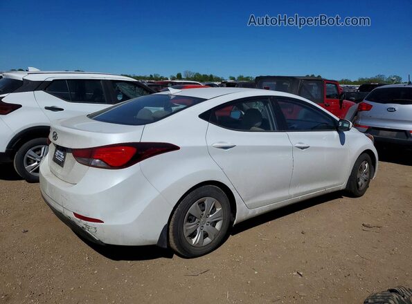 5NPDH4AE3GH789415 2016 HYUNDAI ELANTRA White 