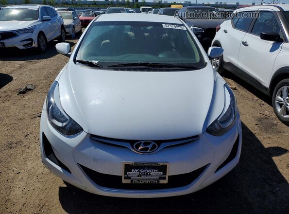 5NPDH4AE3GH789415 2016 HYUNDAI ELANTRA White 