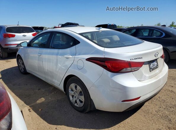 5NPDH4AE3GH789415 2016 HYUNDAI ELANTRA White 