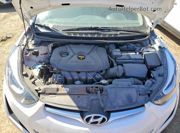 5NPDH4AE3GH789415 2016 HYUNDAI ELANTRA White 