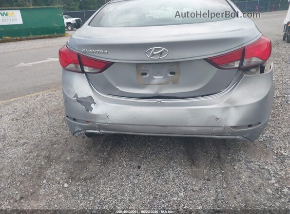5NPDH4AE4GH659739 2016 HYUNDAI ELANTRA Silver Դիմացի տեսք