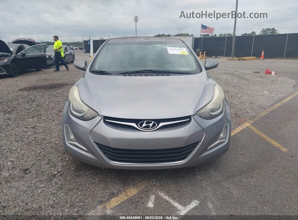 5NPDH4AE4GH659739 2016 HYUNDAI ELANTRA Silver Սարքավորումների վահանակի տեսք