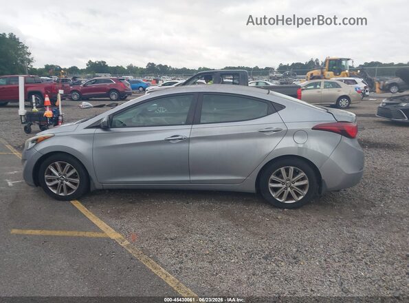 5NPDH4AE4GH659739 2016 HYUNDAI ELANTRA Silver Սալոնի 360 աստիճան տեսք
