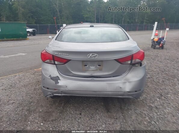 5NPDH4AE4GH659739 2016 HYUNDAI ELANTRA Silver 