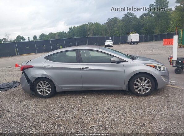 5NPDH4AE4GH659739 2016 HYUNDAI ELANTRA Silver Սալոնի հետևի տեսք