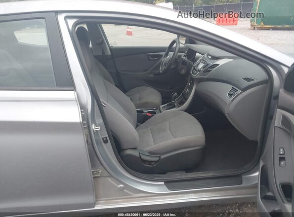 5NPDH4AE4GH659739 2016 HYUNDAI ELANTRA Silver Սալոնի դիմացի տեսք