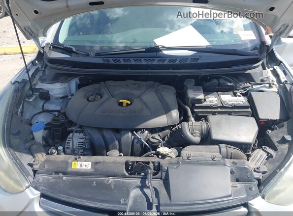 5NPDH4AE4GH662396 2016 HYUNDAI ELANTRA Серебряный Вид сзади