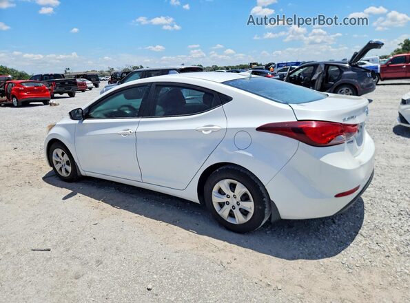 5NPDH4AE4GH685418 2016 HYUNDAI ELANTRA White Задня ліва чверть