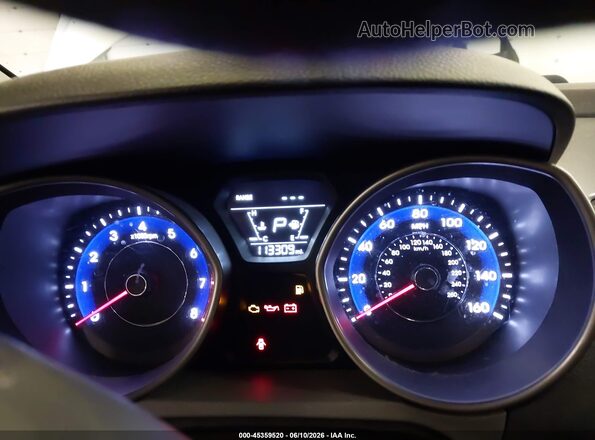 5NPDH4AE4GH695589 2016 HYUNDAI ELANTRA White Widok tylnych siedzeń