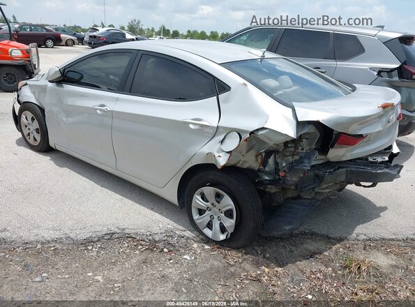 5NPDH4AE4GH696693 2016 HYUNDAI ELANTRA Silver 