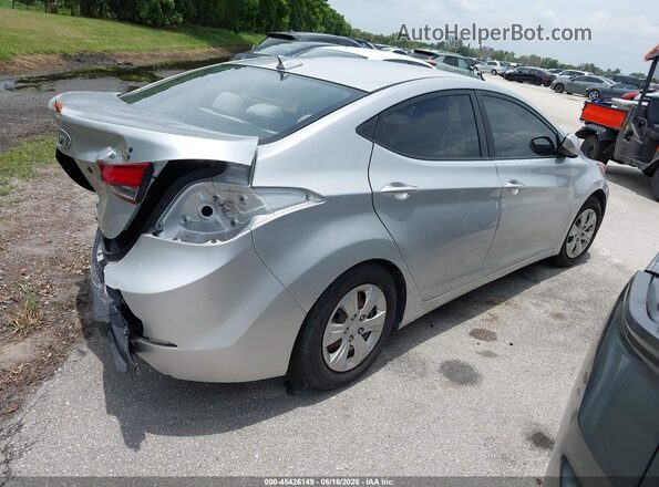 5NPDH4AE4GH696693 2016 HYUNDAI ELANTRA Silver 