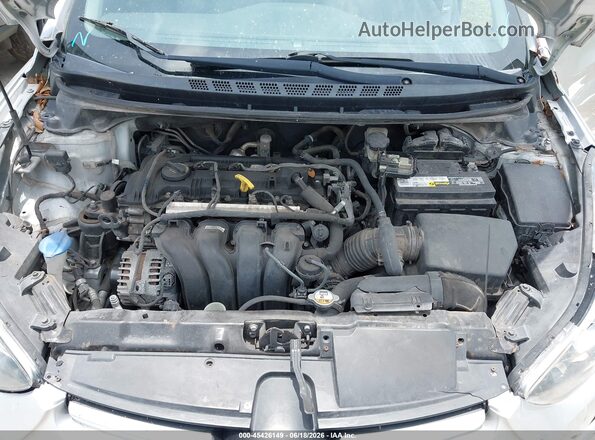 5NPDH4AE4GH696693 2016 HYUNDAI ELANTRA Silver 