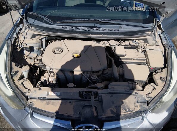5NPDH4AE4GH707207 2016 HYUNDAI ELANTRA Silver Вид підкапотного простору