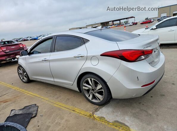 5NPDH4AE4GH713136 2016 HYUNDAI ELANTRA Silver Հետևի ձախ
