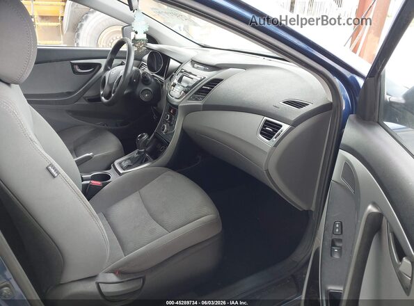5NPDH4AE4GH720023 2016 HYUNDAI ELANTRA Blue 