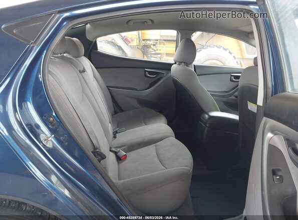 5NPDH4AE4GH720023 2016 HYUNDAI ELANTRA Blue 