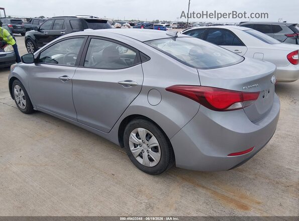 5NPDH4AE4GH741535 2016 HYUNDAI ELANTRA Gray Задня ліва чверть