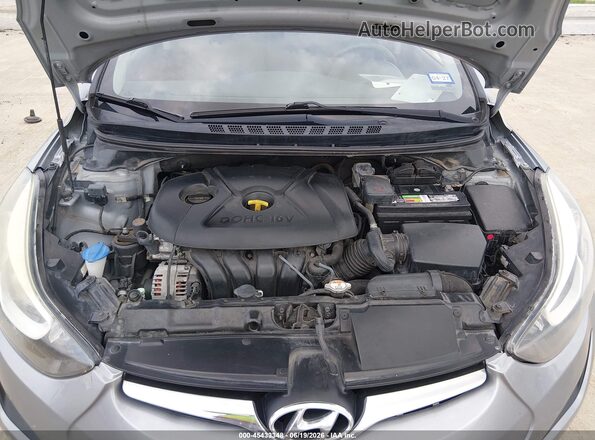 5NPDH4AE4GH741535 2016 HYUNDAI ELANTRA Gray Вид ззаду