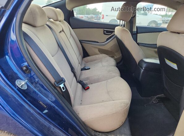 5NPDH4AE4GH766497 2016 HYUNDAI ELANTRA Blue 