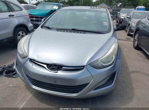 5NPDH4AE4GH780920 2016 HYUNDAI ELANTRA Silver Դիմացի տեսք