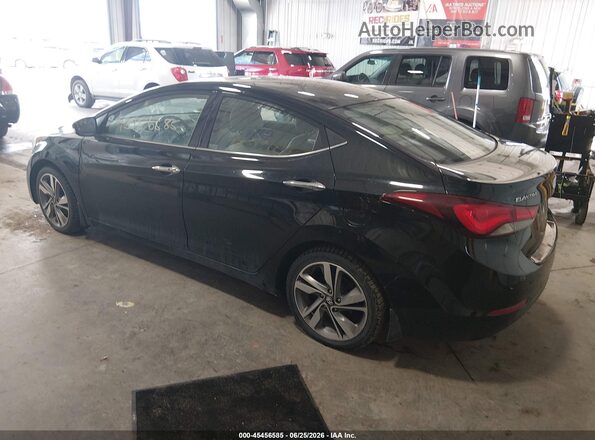 5NPDH4AE4GH789908 2016 HYUNDAI ELANTRA Beige Rear left