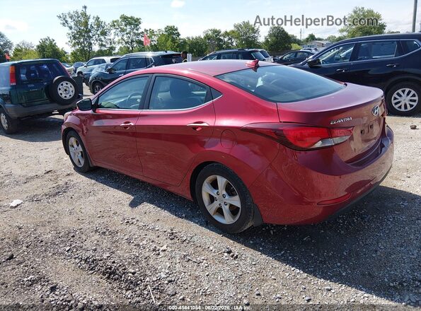 5NPDH4AE4GH797958 2016 HYUNDAI ELANTRA Red Tył lewy