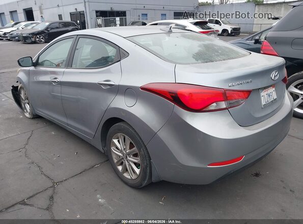 5NPDH4AE5GH658440 2016 HYUNDAI ELANTRA Silver Հետևի ձախ