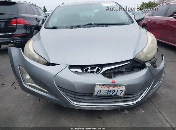 5NPDH4AE5GH658440 2016 HYUNDAI ELANTRA Silver Սալոնի 360 աստիճան տեսք