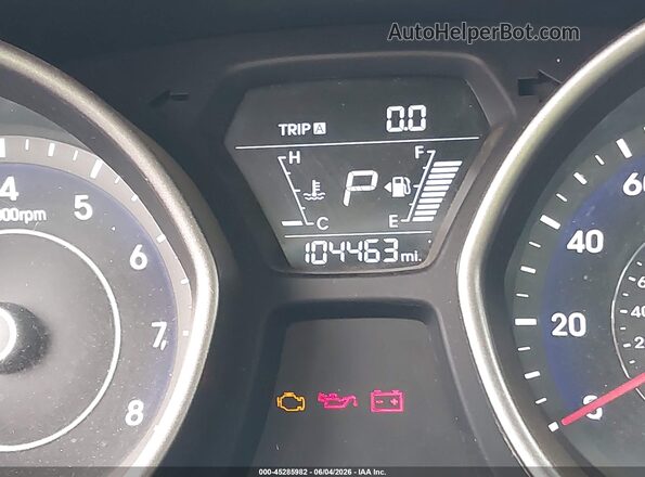 5NPDH4AE5GH658440 2016 HYUNDAI ELANTRA Silver Հետևի նստատեղերի տեսք