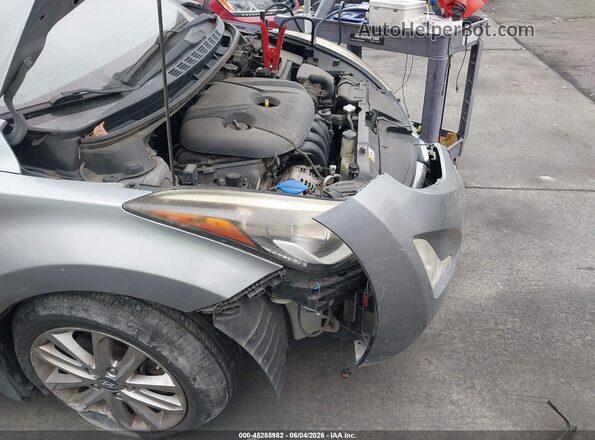 5NPDH4AE5GH658440 2016 HYUNDAI ELANTRA Silver Դիմացի տեսք
